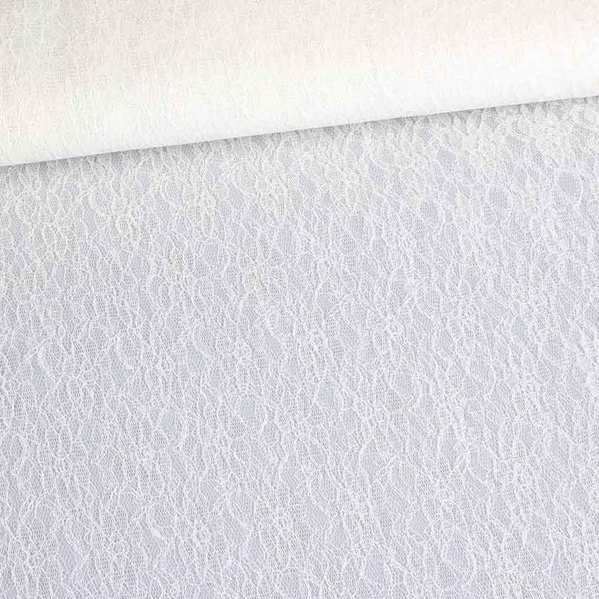 Lace fabric white