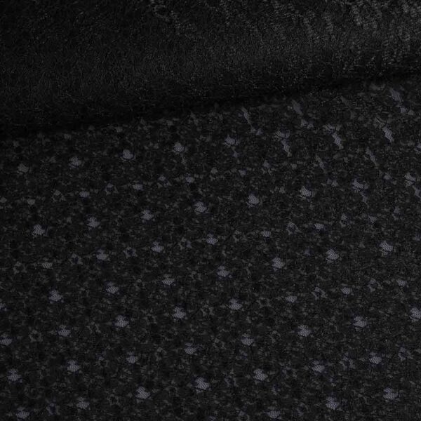 Lace fabric black