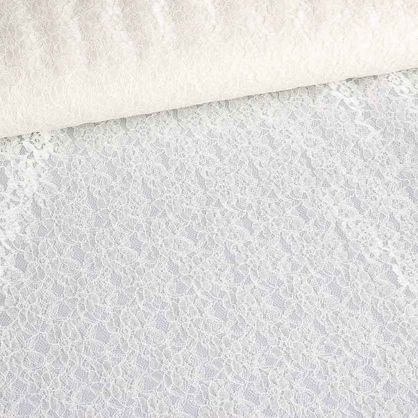 Lace fabric ecru
