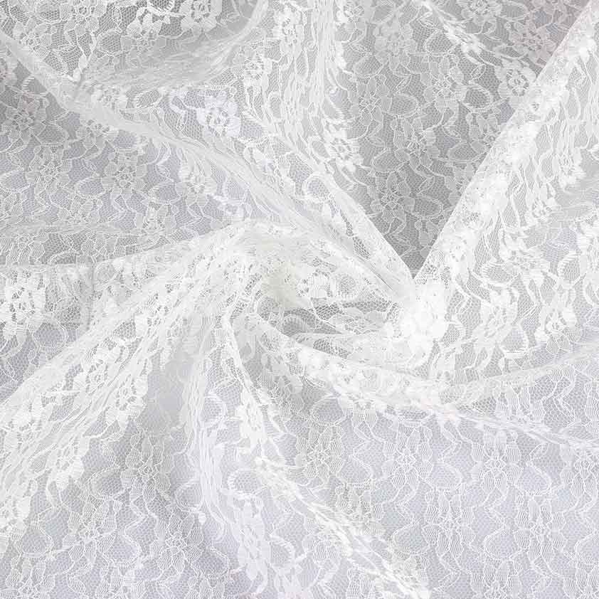 Lace fabric ecru