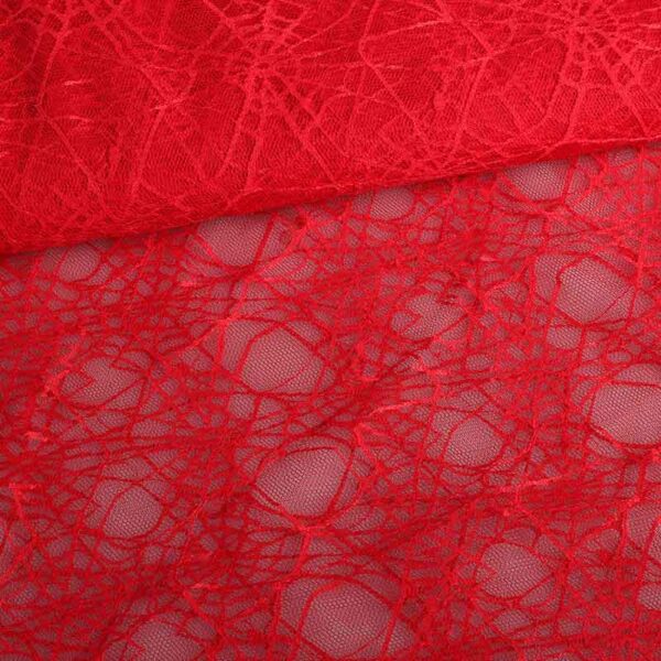 Spiderweb lace red