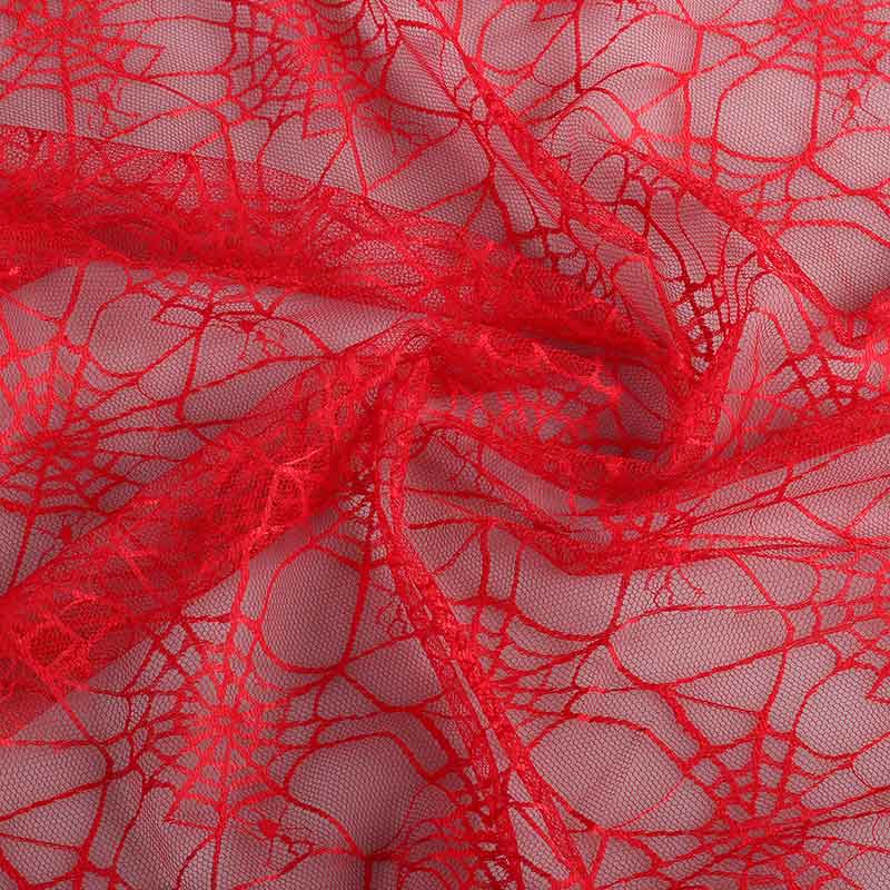 Spiderweb lace red