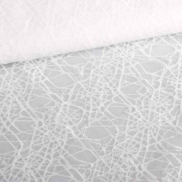 Spider web lace white