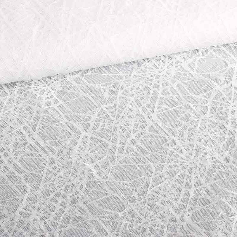 Spider web lace white