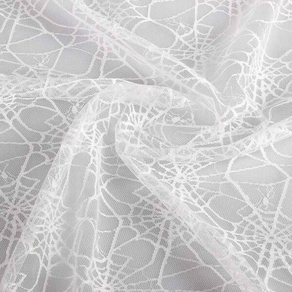 Spider web lace white