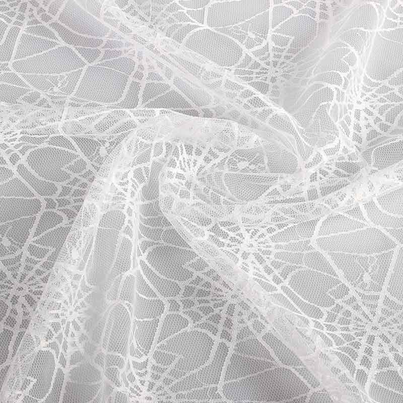 Spider web lace white