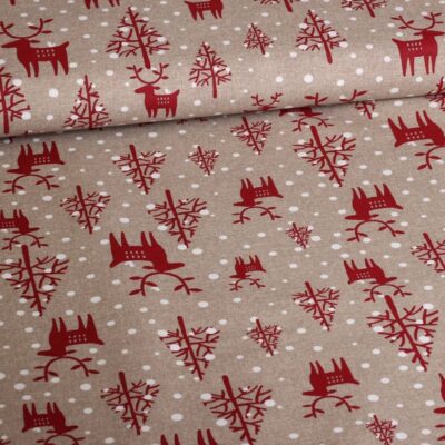 Ottoman fabric Christmas mix 1