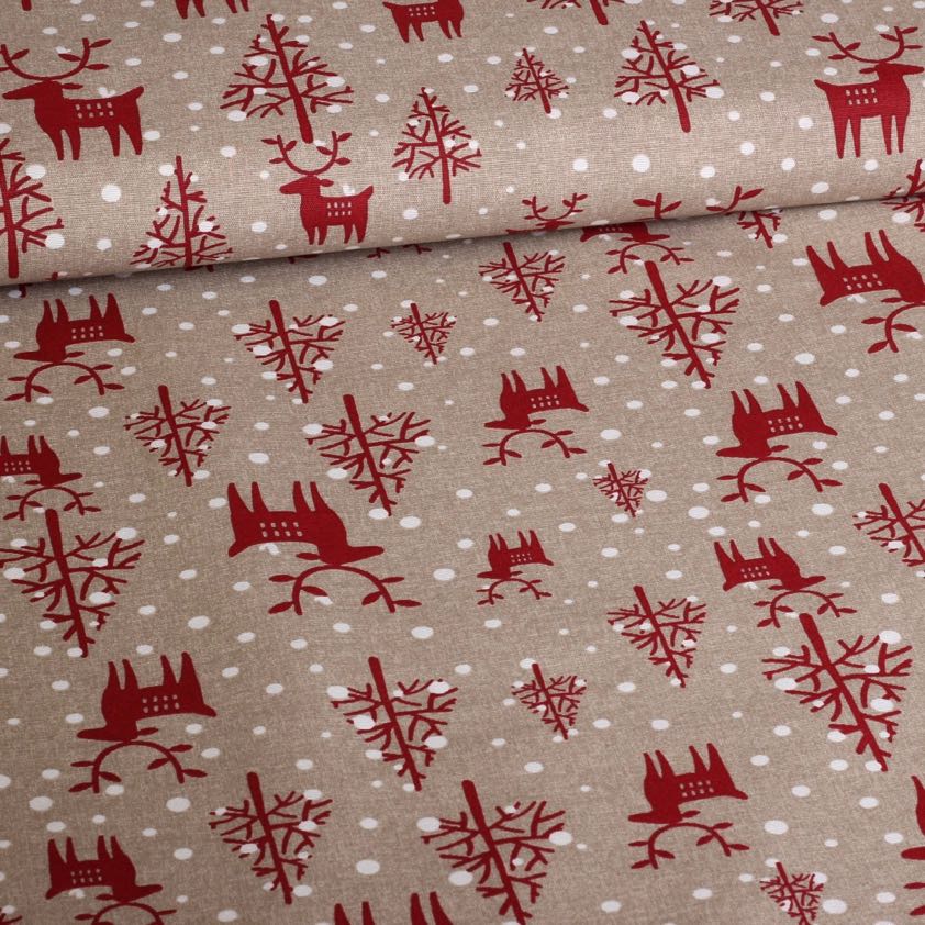 Ottoman fabric Christmas mix 1