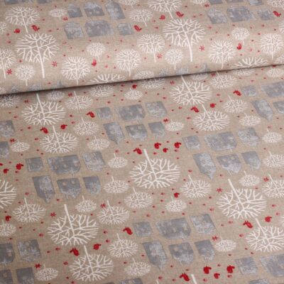 Kerstmix 2 Ottoman fabric
