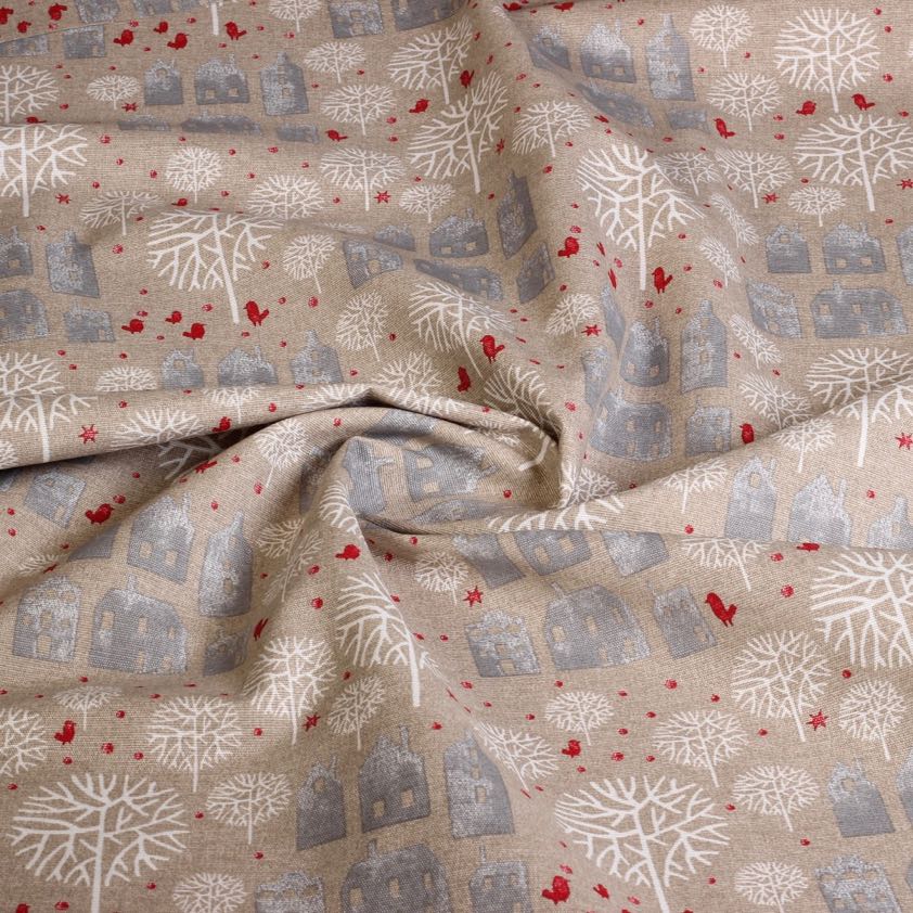 Kerstmix 2 Ottoman fabric