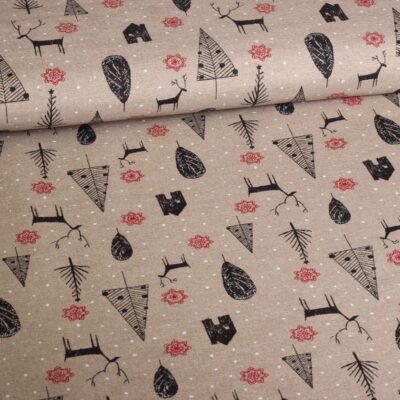 Ottoman fabric Christmas mix 5