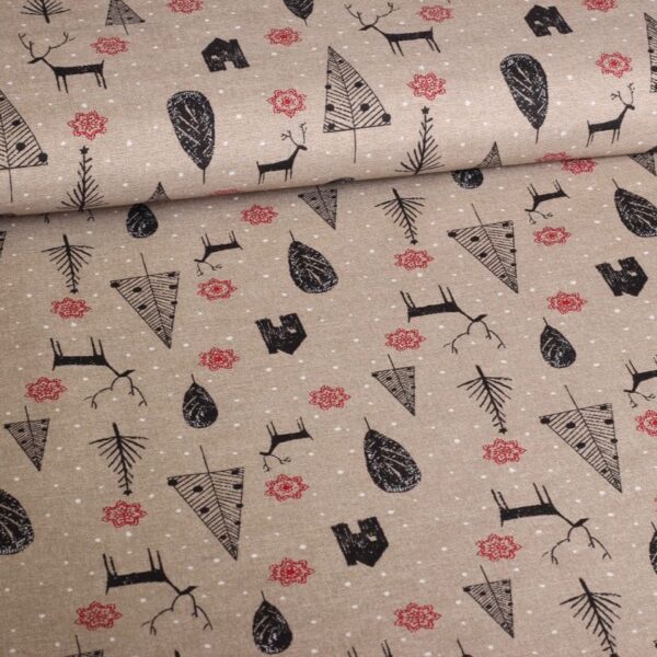 Ottoman fabric Christmas mix 5