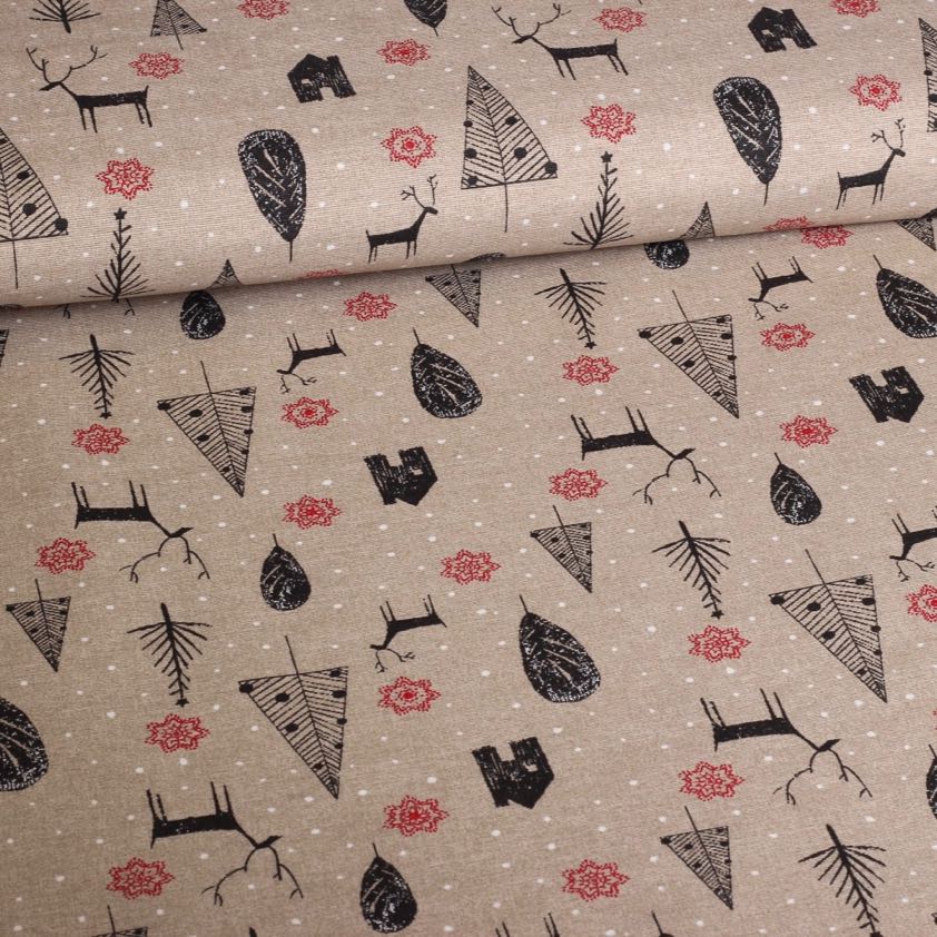 Ottoman fabric Christmas mix 5