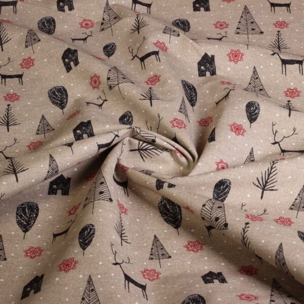 Ottoman fabric Christmas mix 5