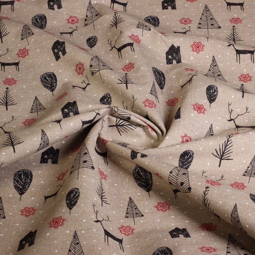 Ottoman fabric Christmas mix 5