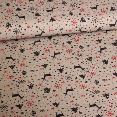 Ottoman fabric Christmas mix 6