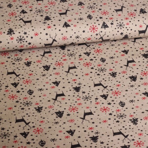 Ottoman fabric Christmas mix 6