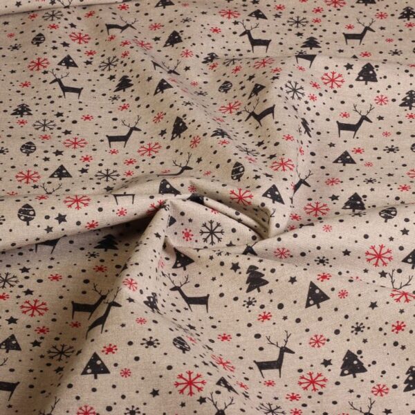 Ottoman fabric Christmas mix 6