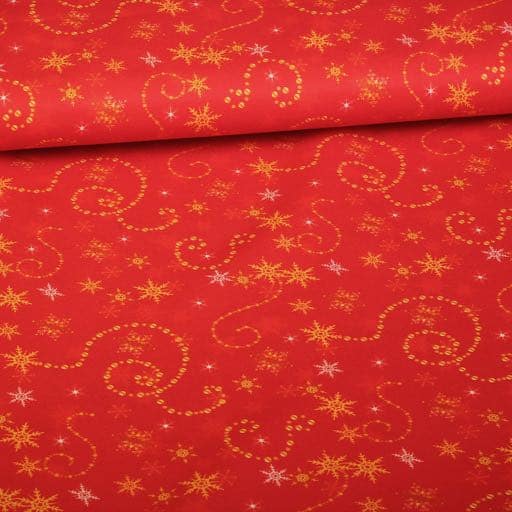 Terlenka fabric Christmas chain stars