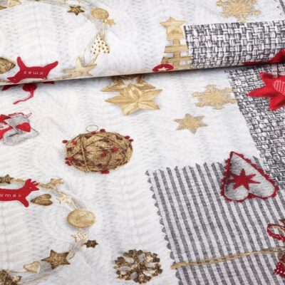 Christmas Ball Mix fabric