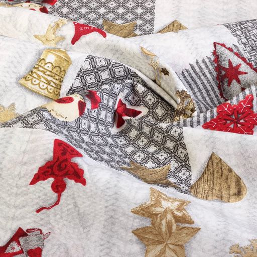 Christmas Ball Mix fabric