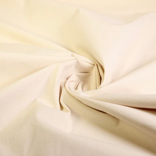 Unbleached cotton fabric natural