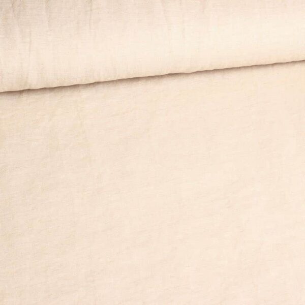Linen fabric natural sandwash