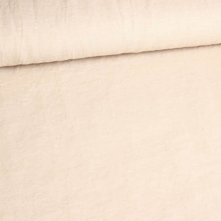 Linen fabric natural sandwash