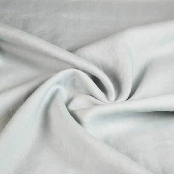 Linen fabric sandwash old green