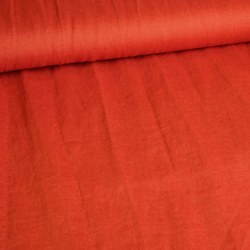 Linen fabric terra