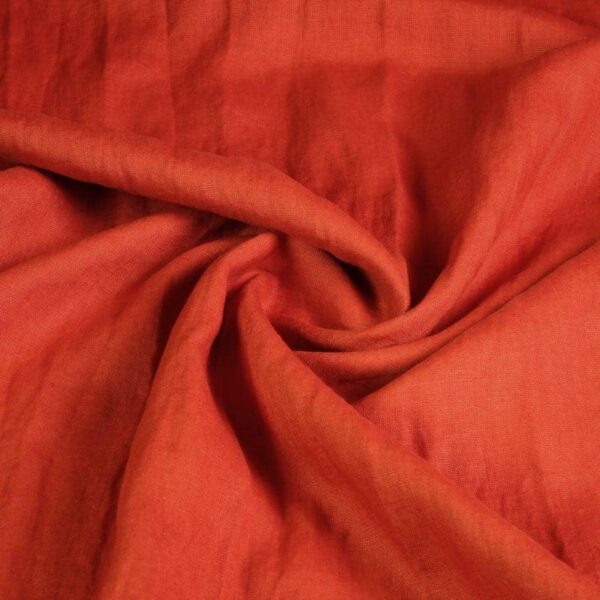 Linen fabric terra