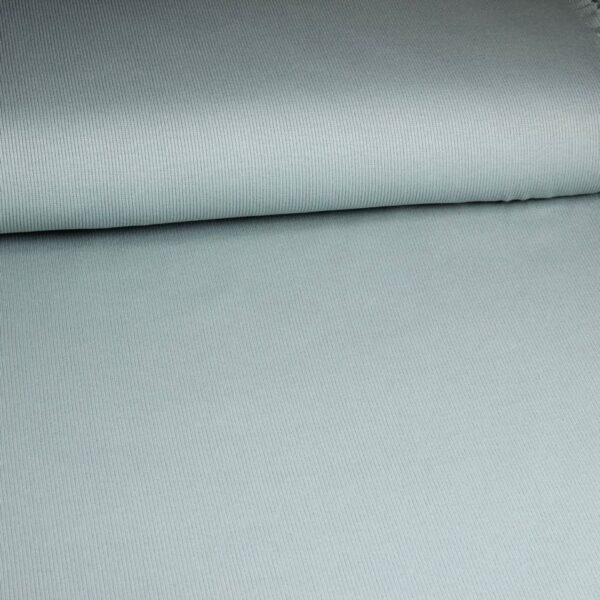Rib jersey cotton aged green