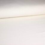 Rib jersey katoen off white