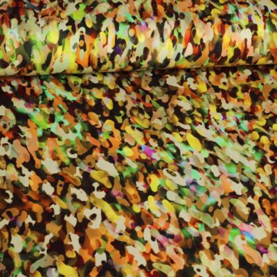 Tricot fabric digital fantasy dots