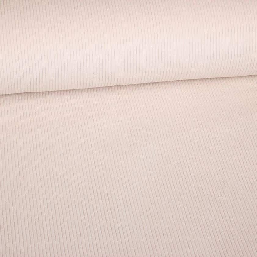 Corduroy fabric off white