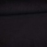 Corduroy stretch stof zwart