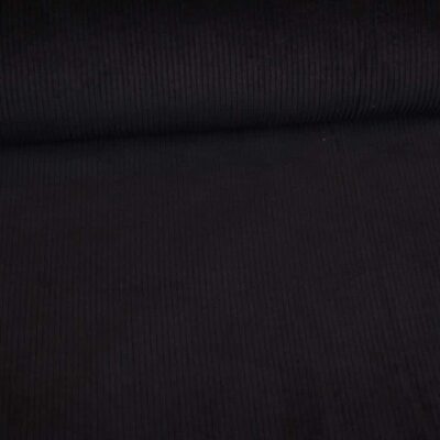 Corduroy fabric black