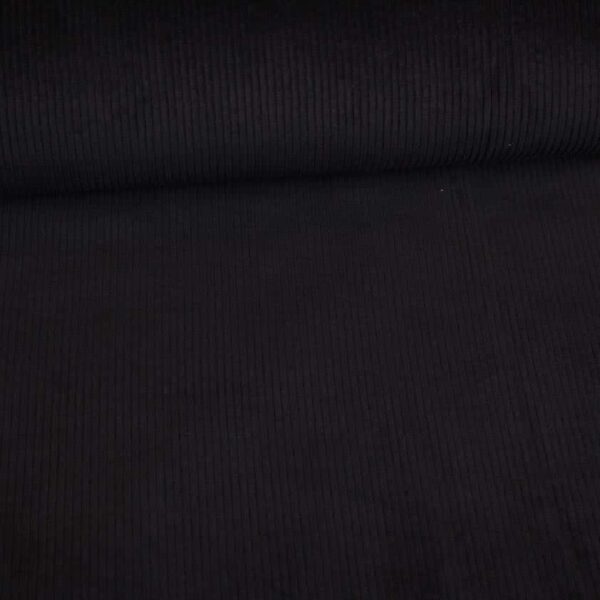 Corduroy fabric black