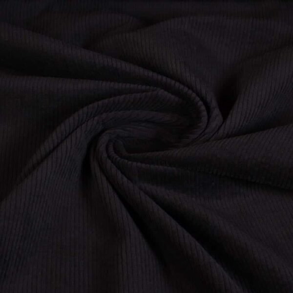 Corduroy fabric black