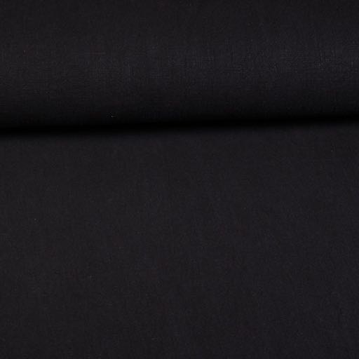 Linen stone washed black