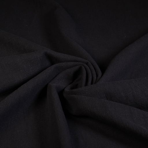 Linen stone washed black