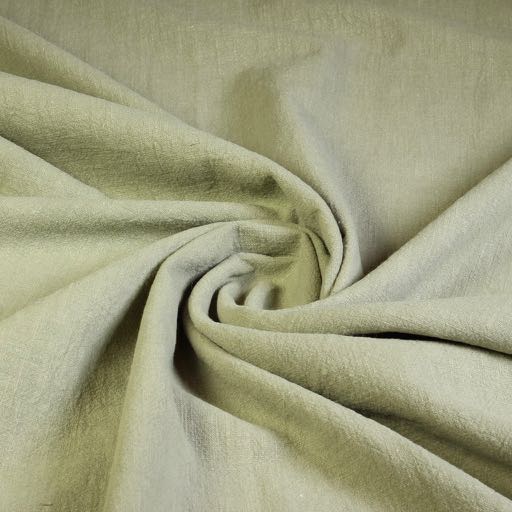 Linen stone washed old green