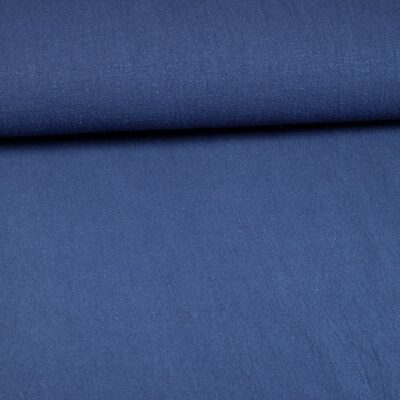 Linen fabric stone washed denim