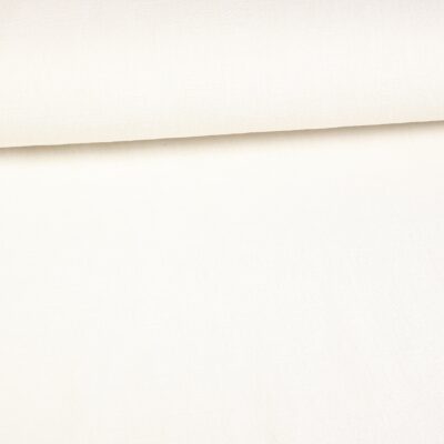 Linen fabric stone washed off white