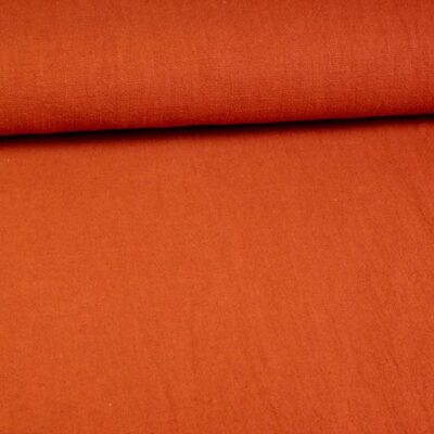 Linen stone washed rust