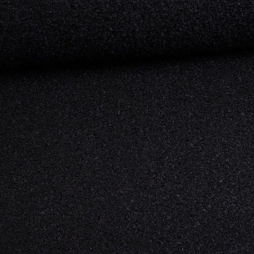 Bouclé fabric black