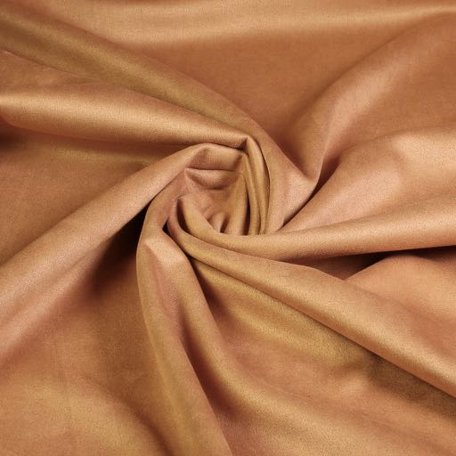 Scuba suede fabric camel
