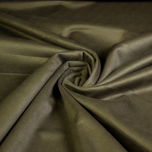 Scuba suede fabric army