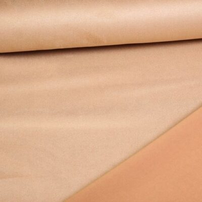 Scuba suede fabric beige