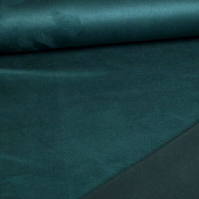 Scuba suede fabric petrol